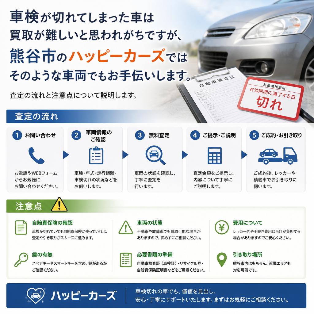 2. 車検切れでも大丈夫！