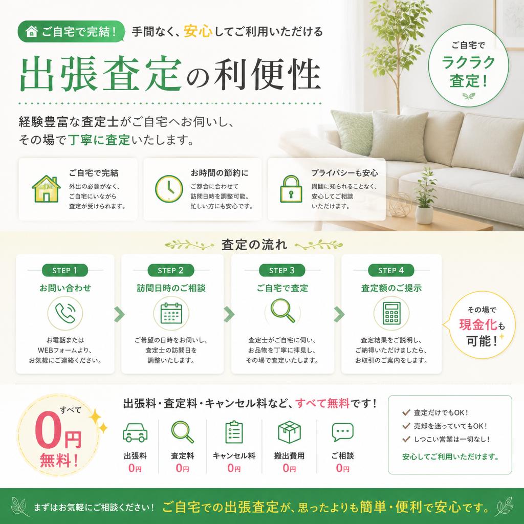 4. 出張査定のメリット