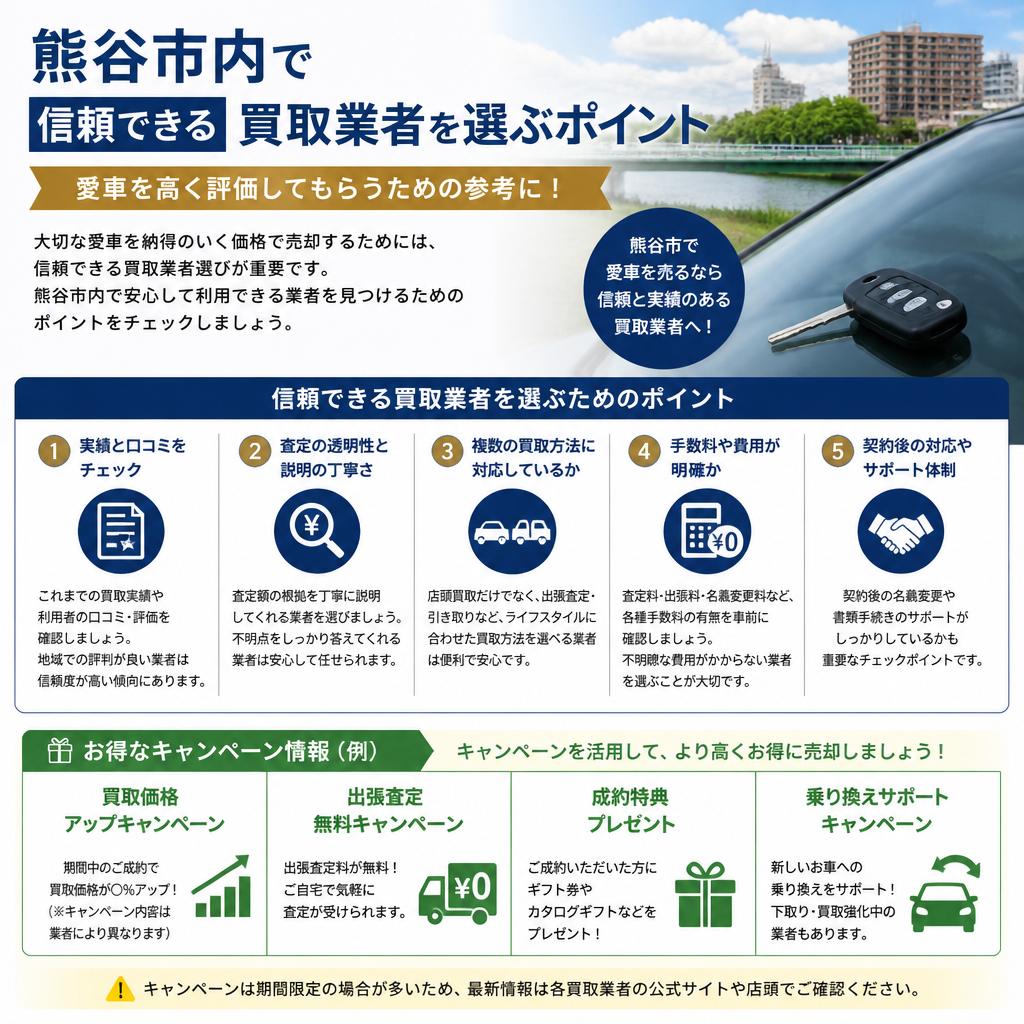 お得な買取業者の見極め方