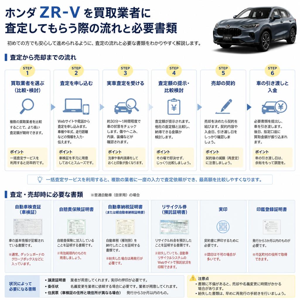 査定の流れと必要書類