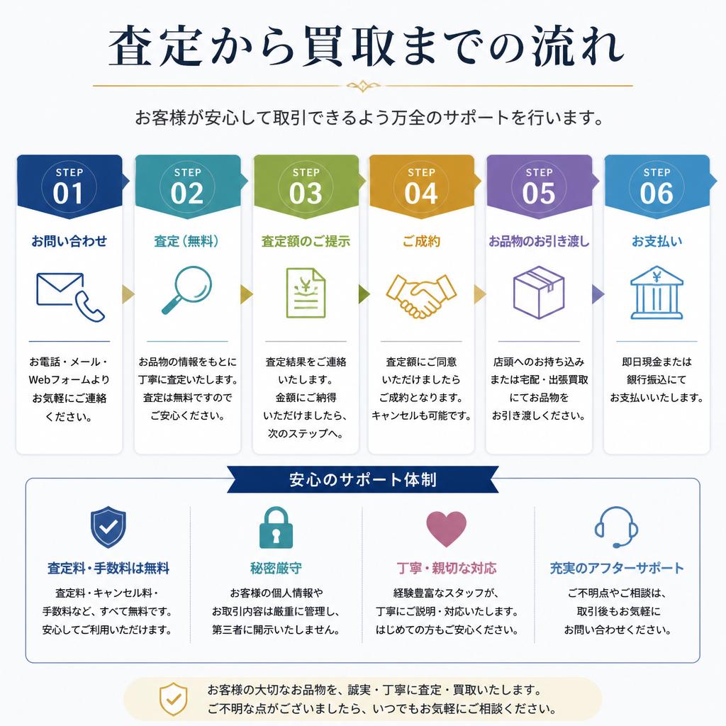 実際の買取プロセス