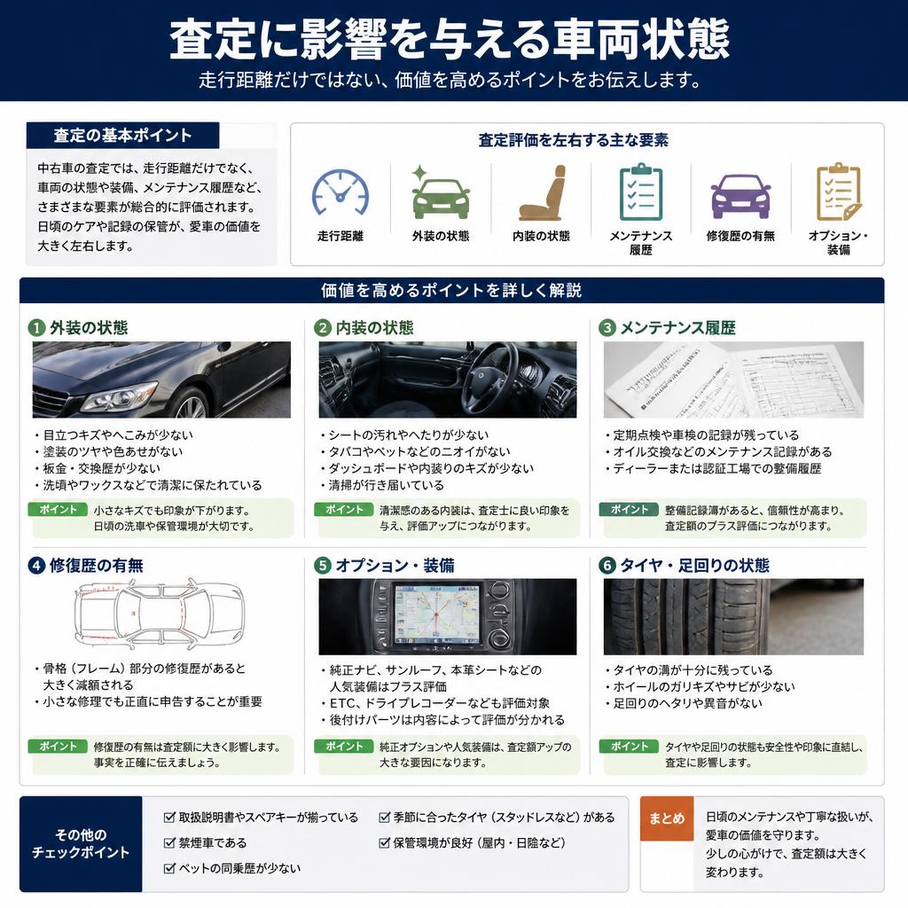 車両状態のチェックが鍵！