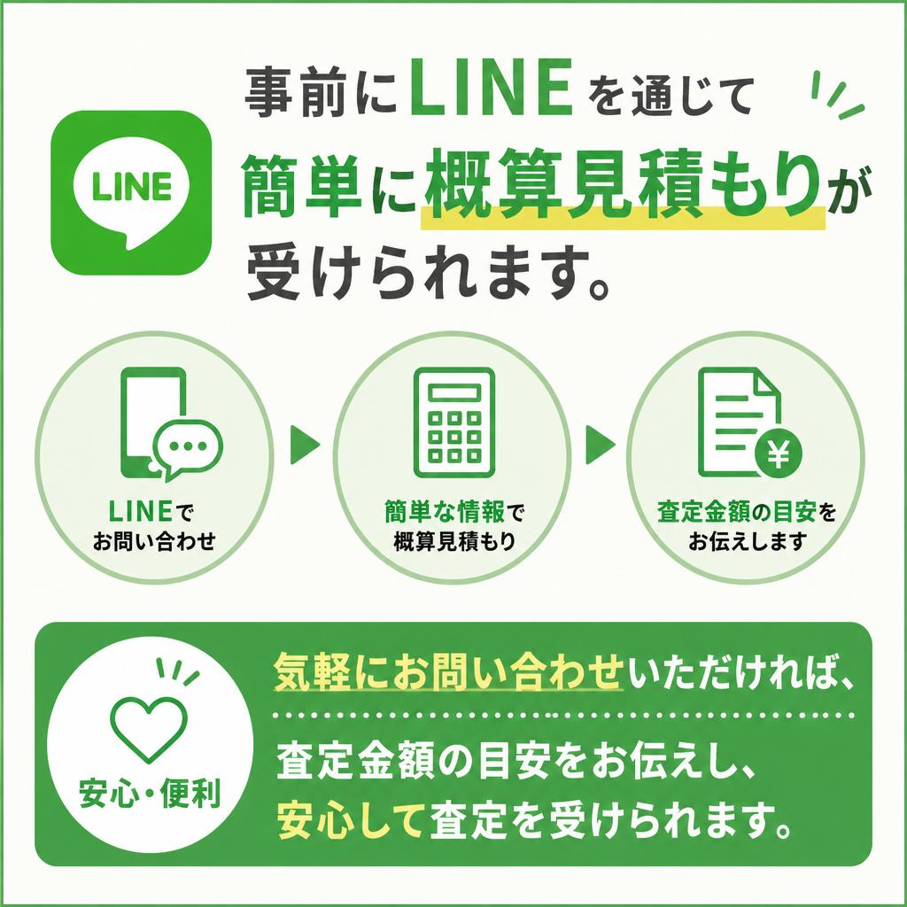 3. LINEで簡単！概算見積もり
