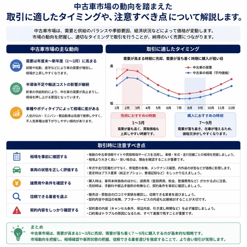 4. 取引のタイミングと注意点