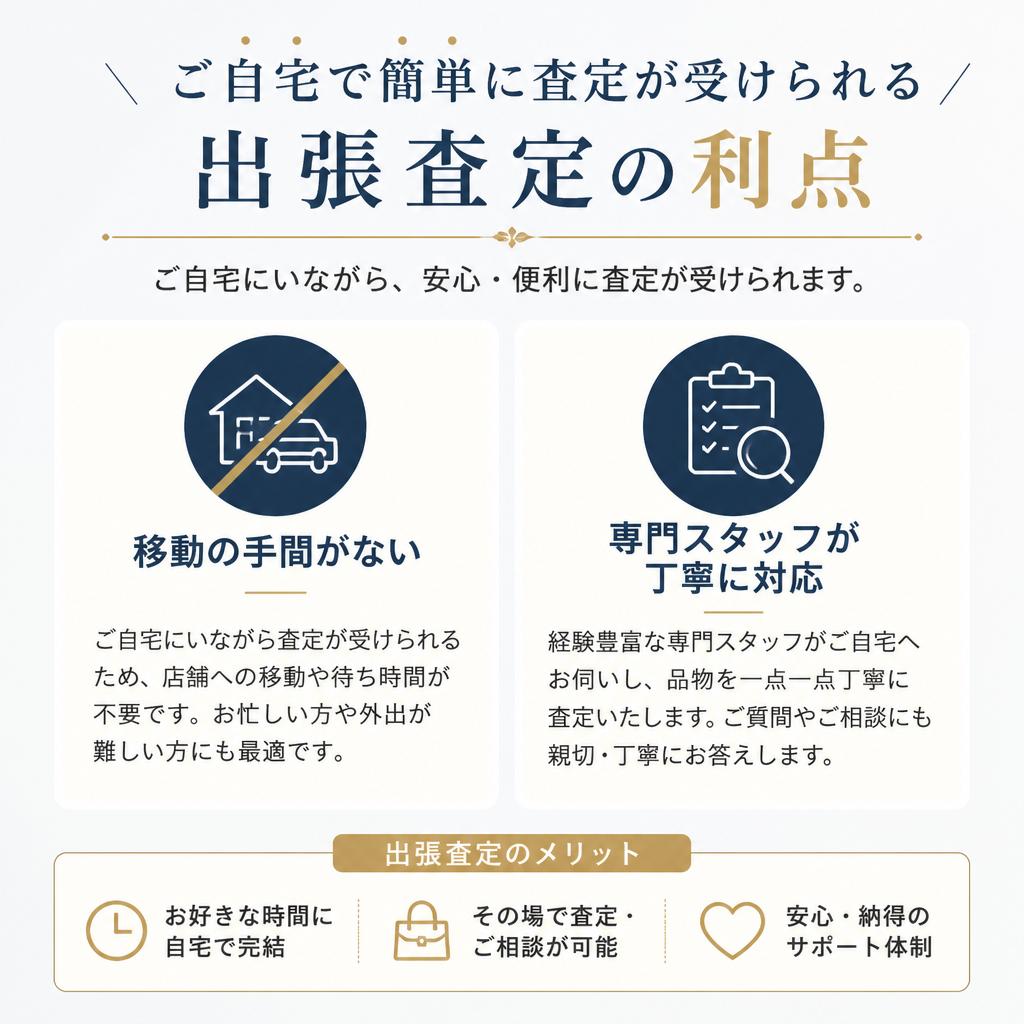 出張査定のメリット