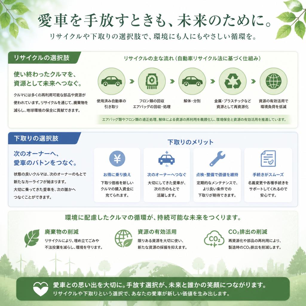 リサイクル・下取りの選択肢
