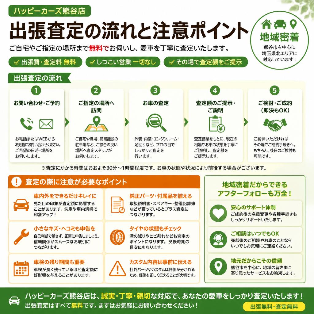 4. 熊谷市での安心査定の仕組み