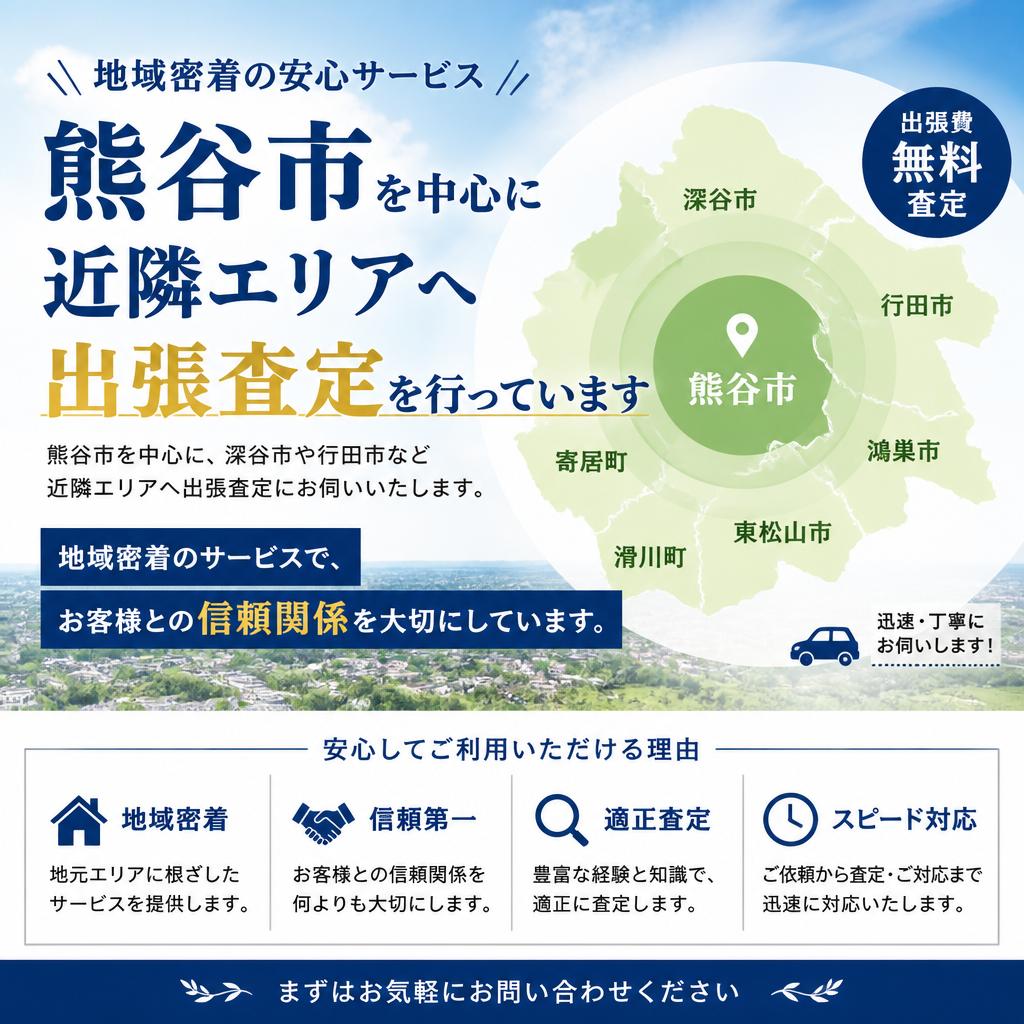 熊谷市に密着したサービス