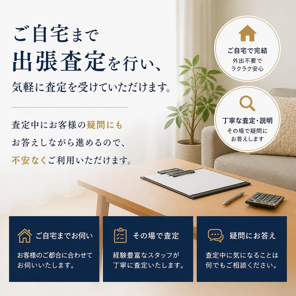 出張査定サービスのご案内