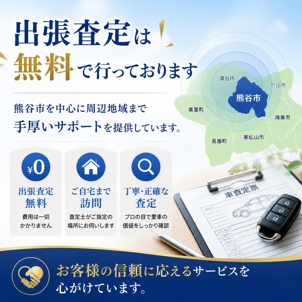 出張査定で安心のサポート