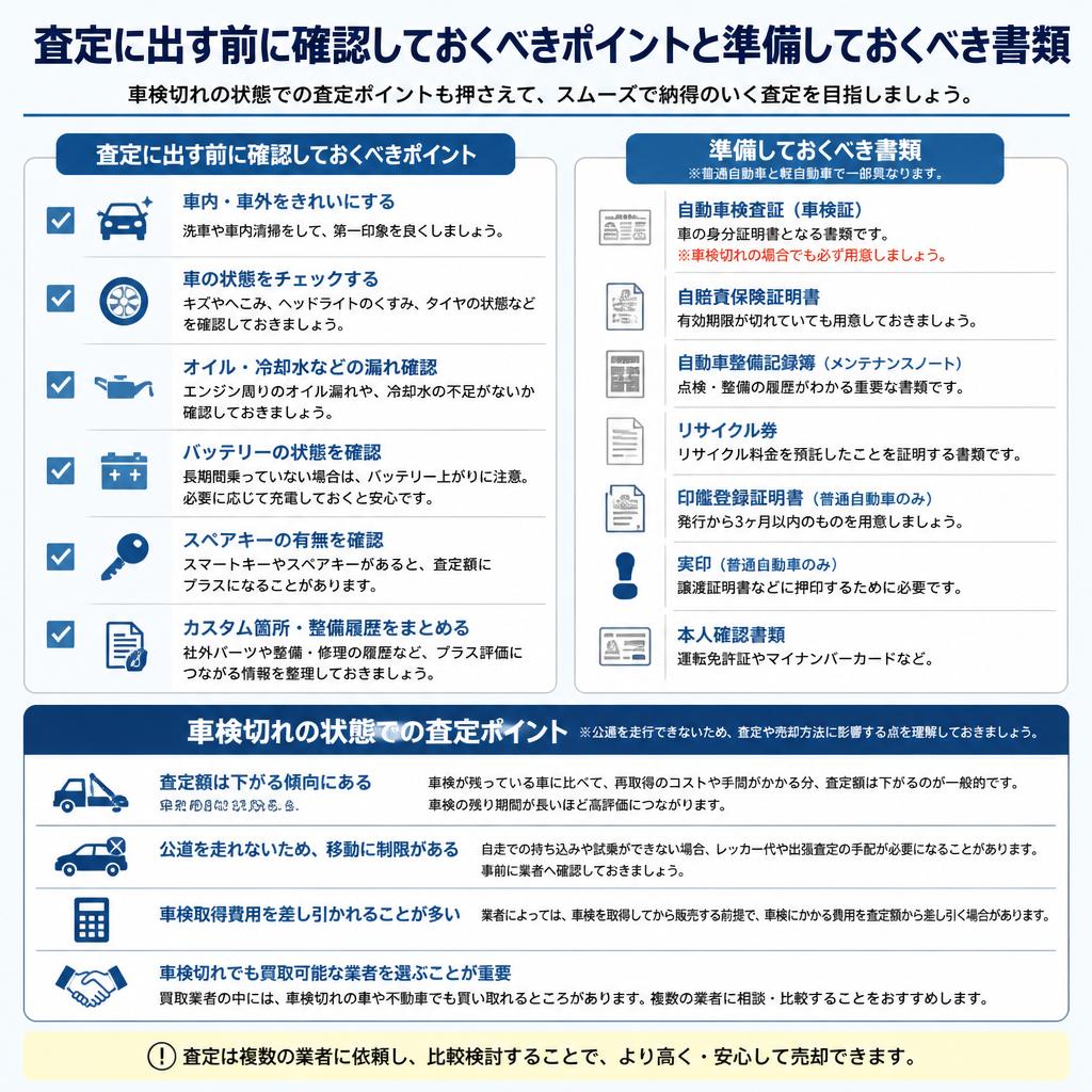 査定前に知っておきたいポイント