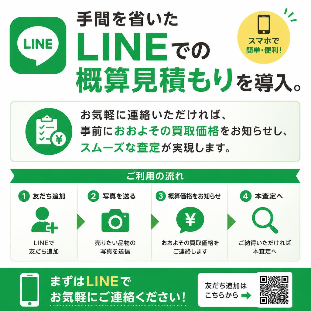 LINEで簡単！概算見積もり