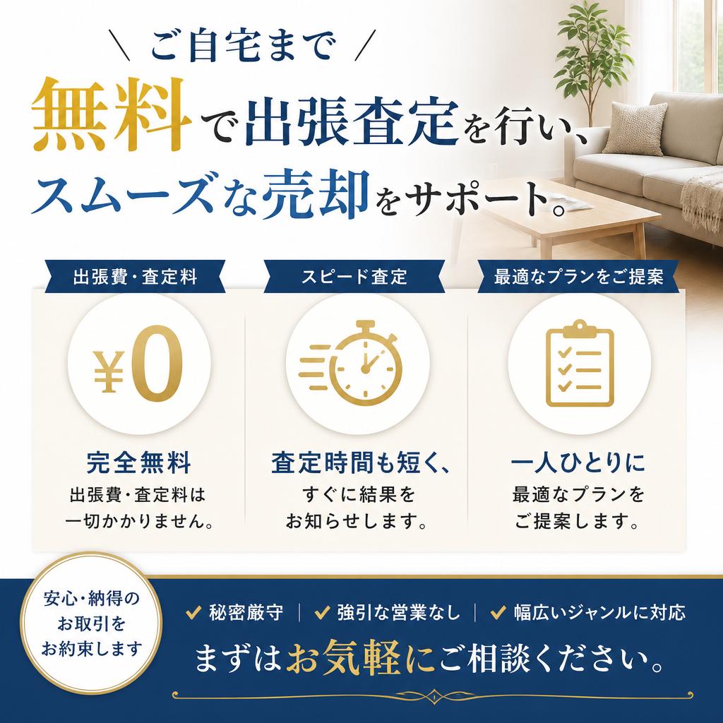 出張査定サービスの魅力