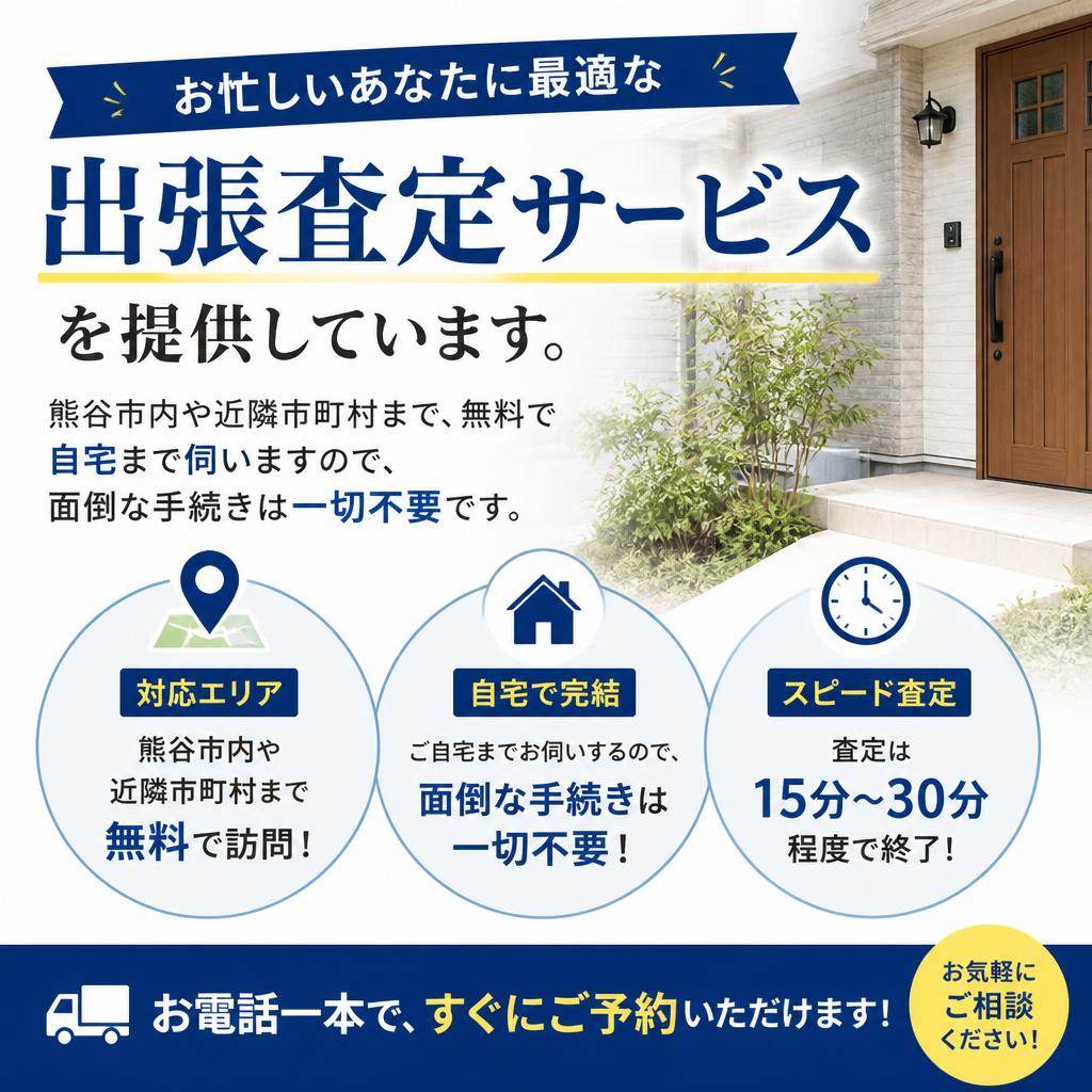出張査定で手間いらず