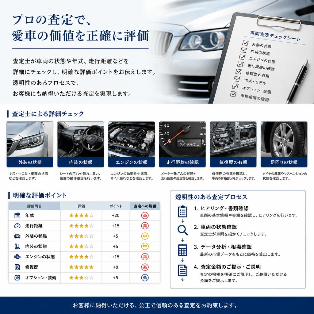 車両評価のプロセス