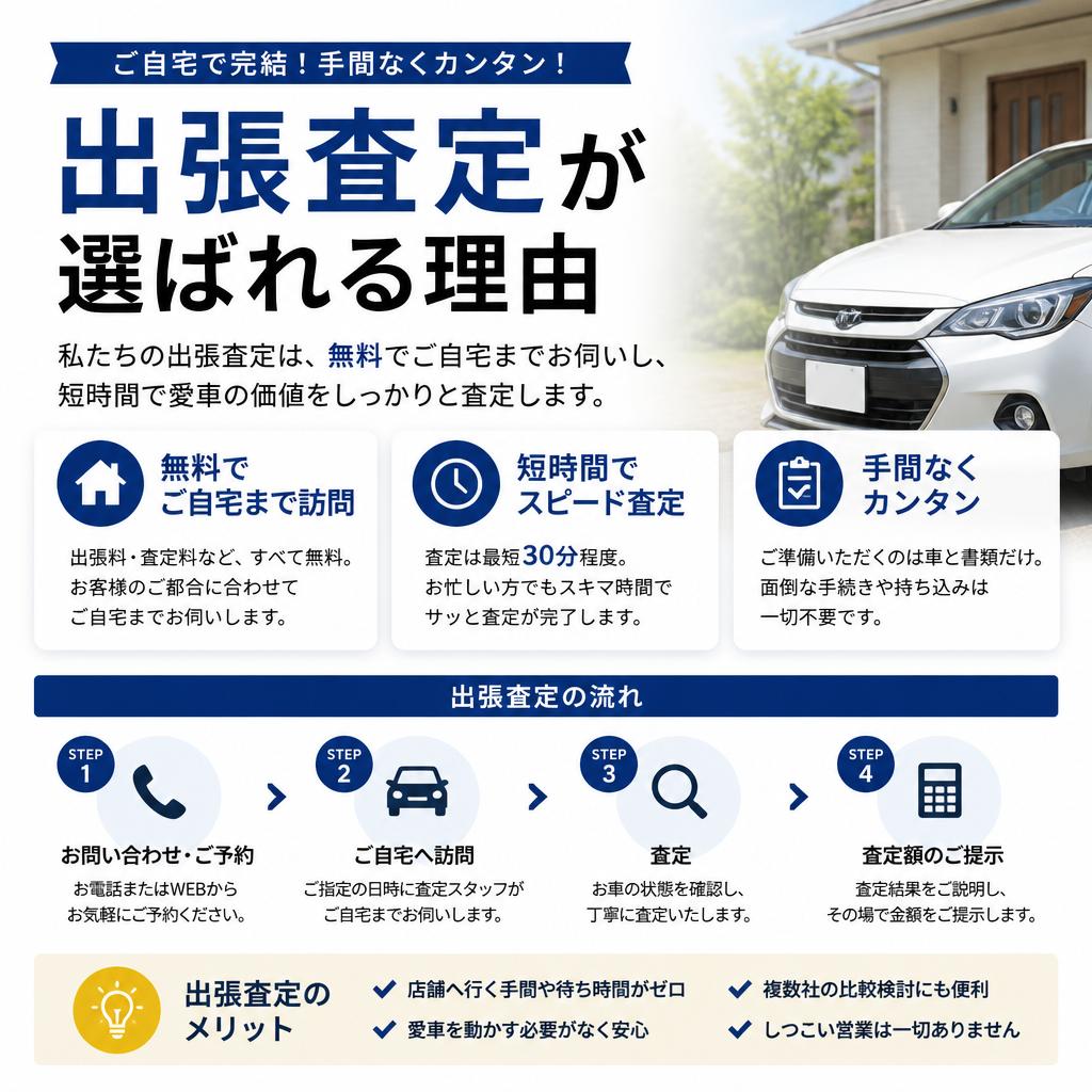 熊谷市の出張査定サービス