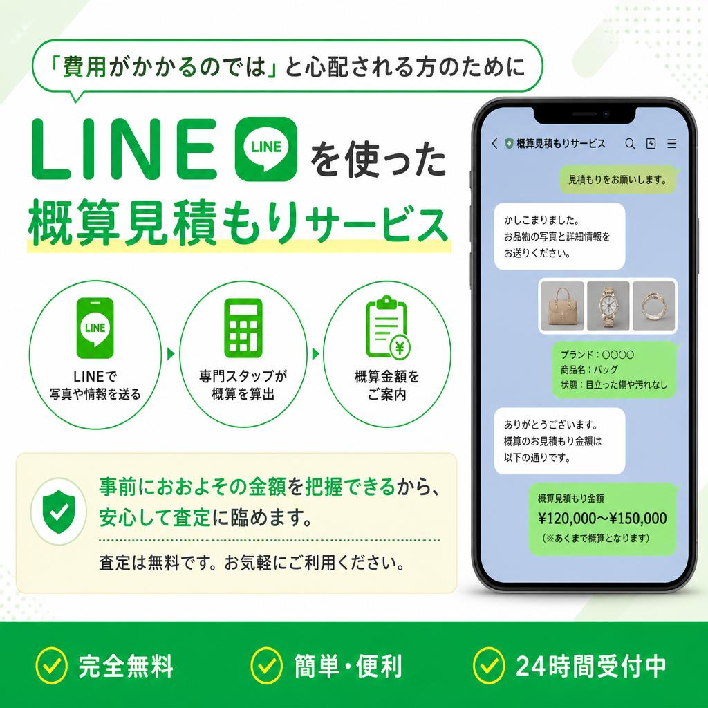 LINEでの概算見積もり