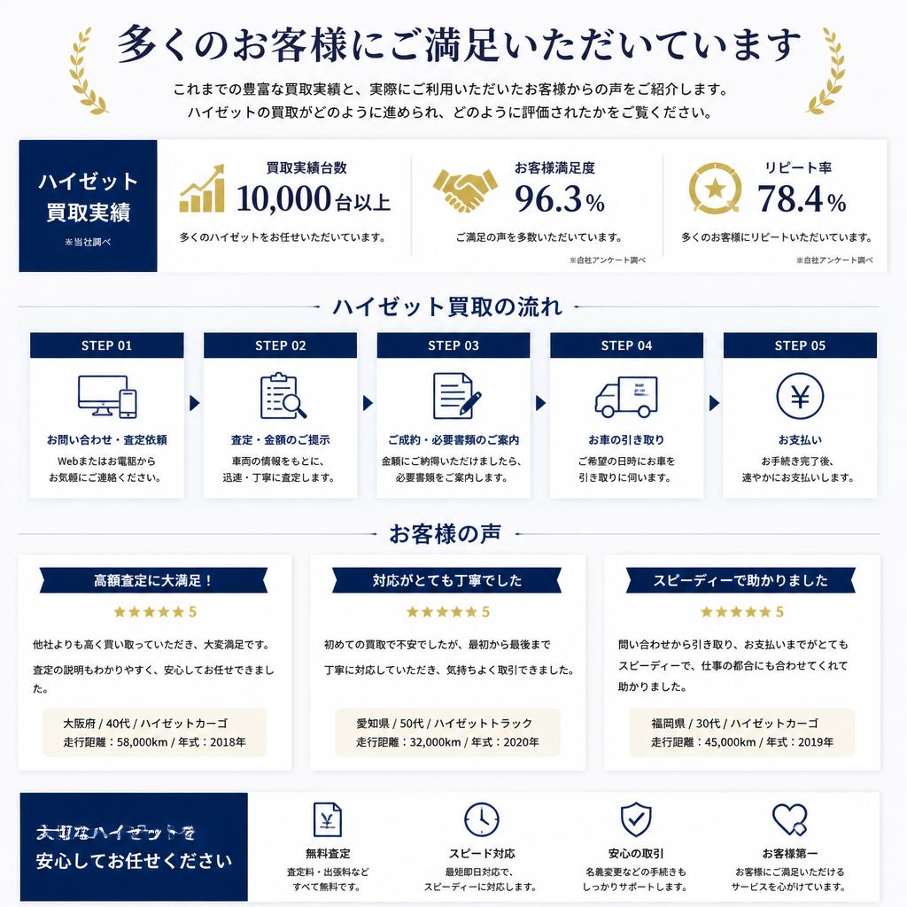 実績とお客様の声