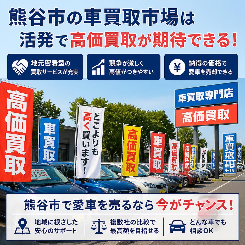 熊谷市の車買取市場の現状