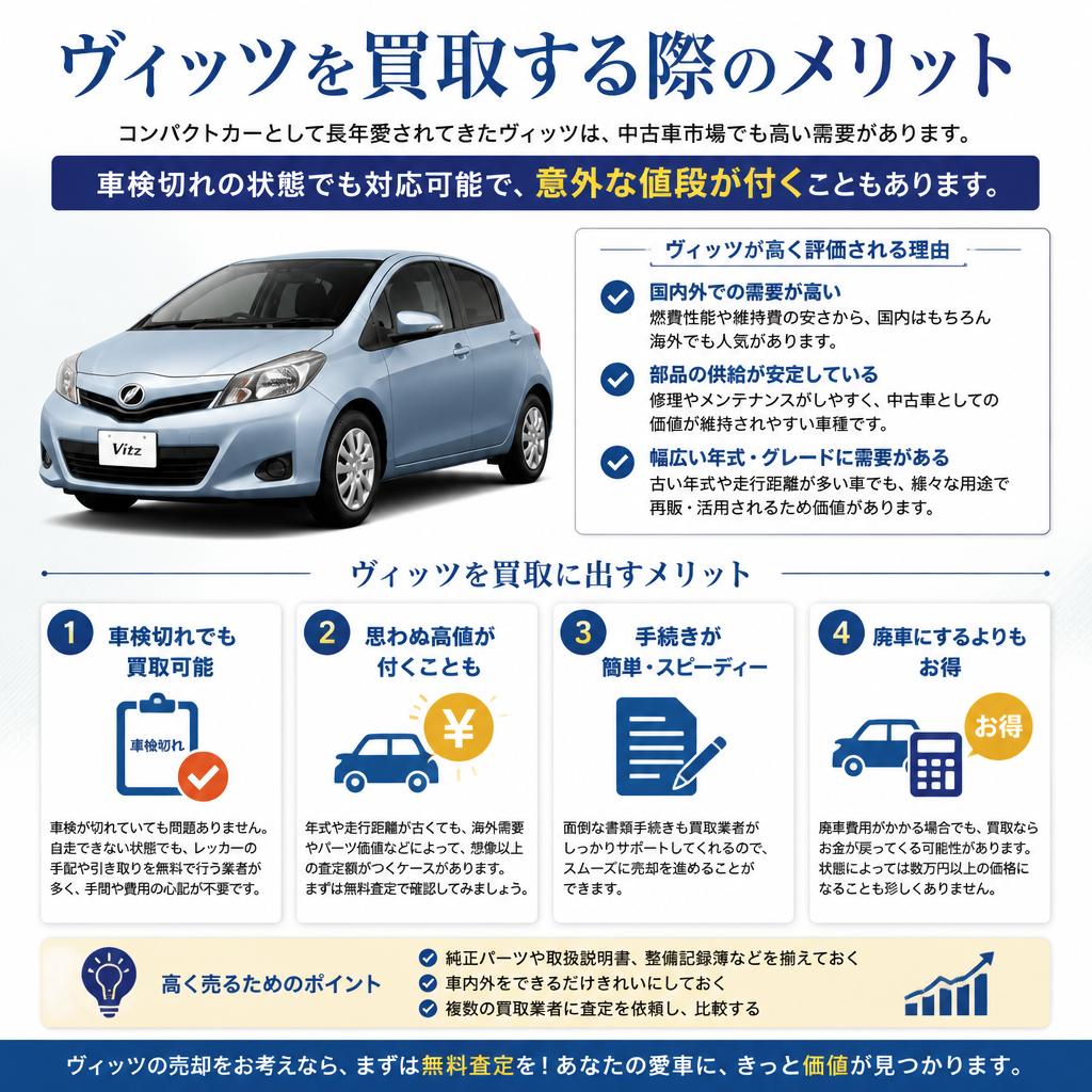 ヴィッツの買取メリット