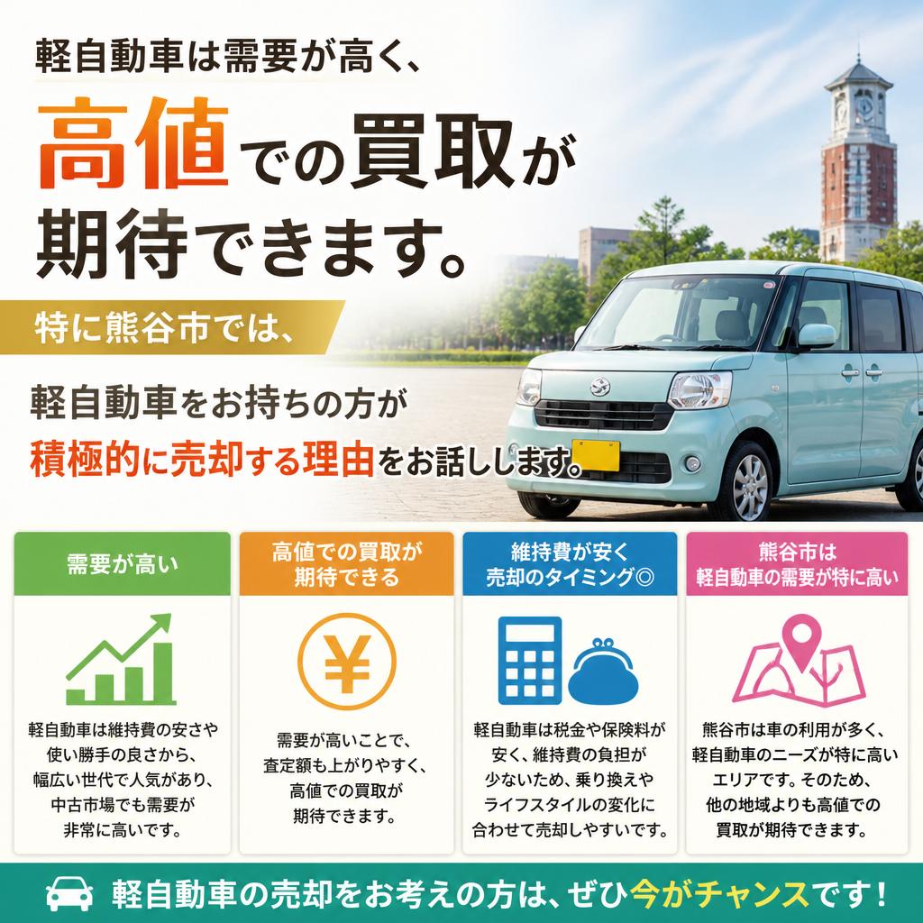 軽自動車買取のメリット