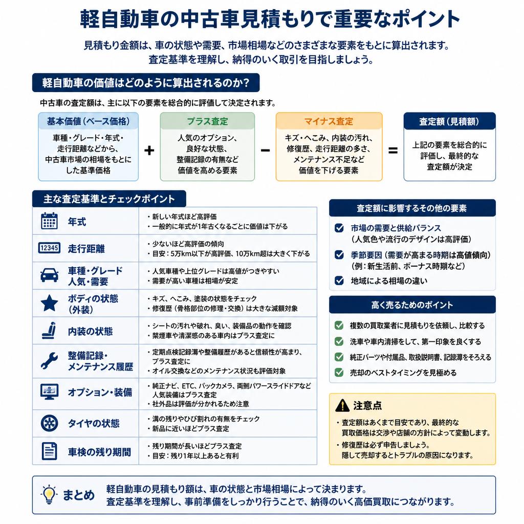3. 中古車見積もりのポイント