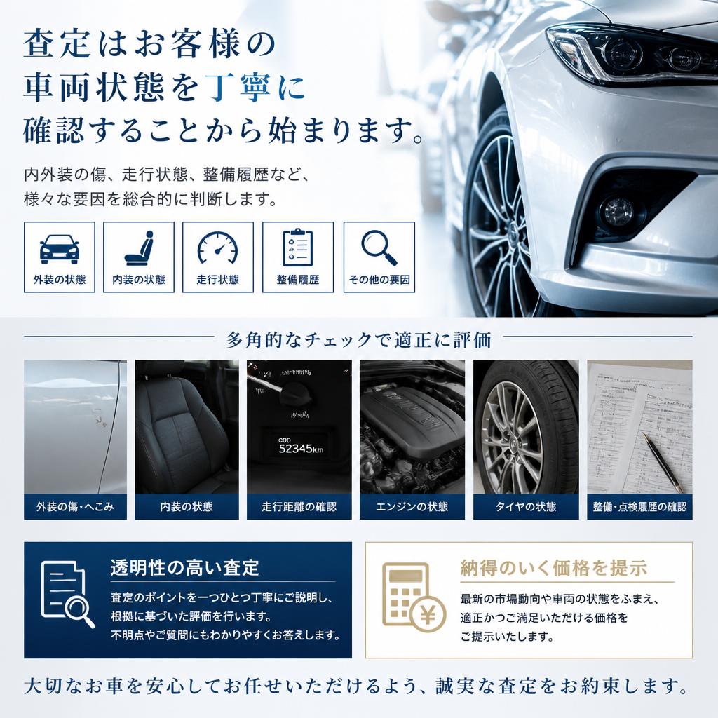 車両状態を徹底的にチェック！