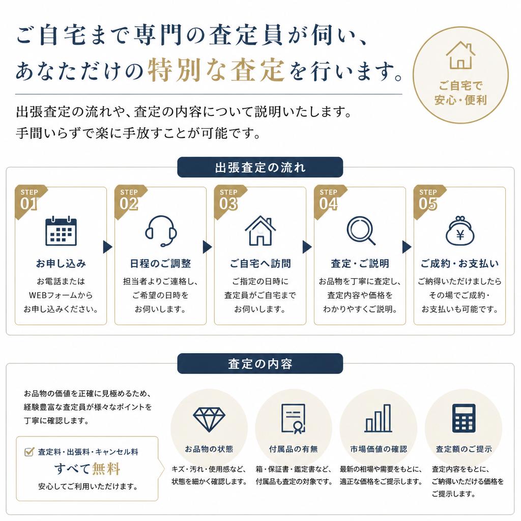 便利な出張査定サービス