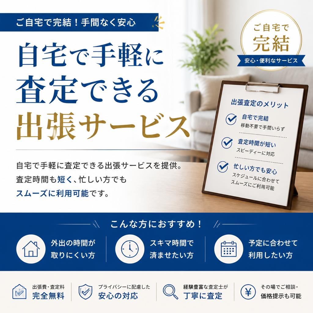 出張査定のメリット
