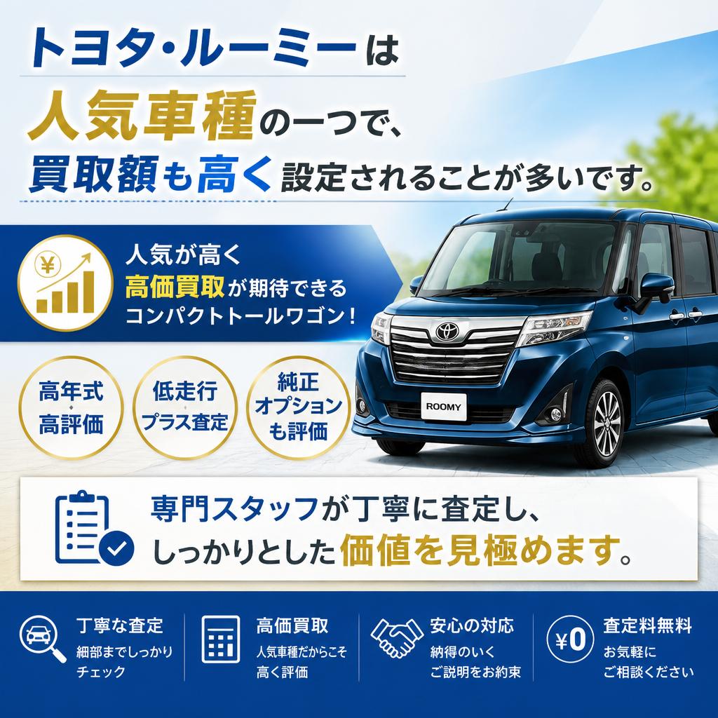 2. ルーミーの査定の特徴