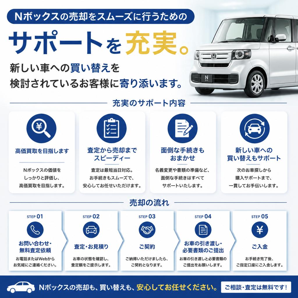 買い替えサポートでスムーズな手続き