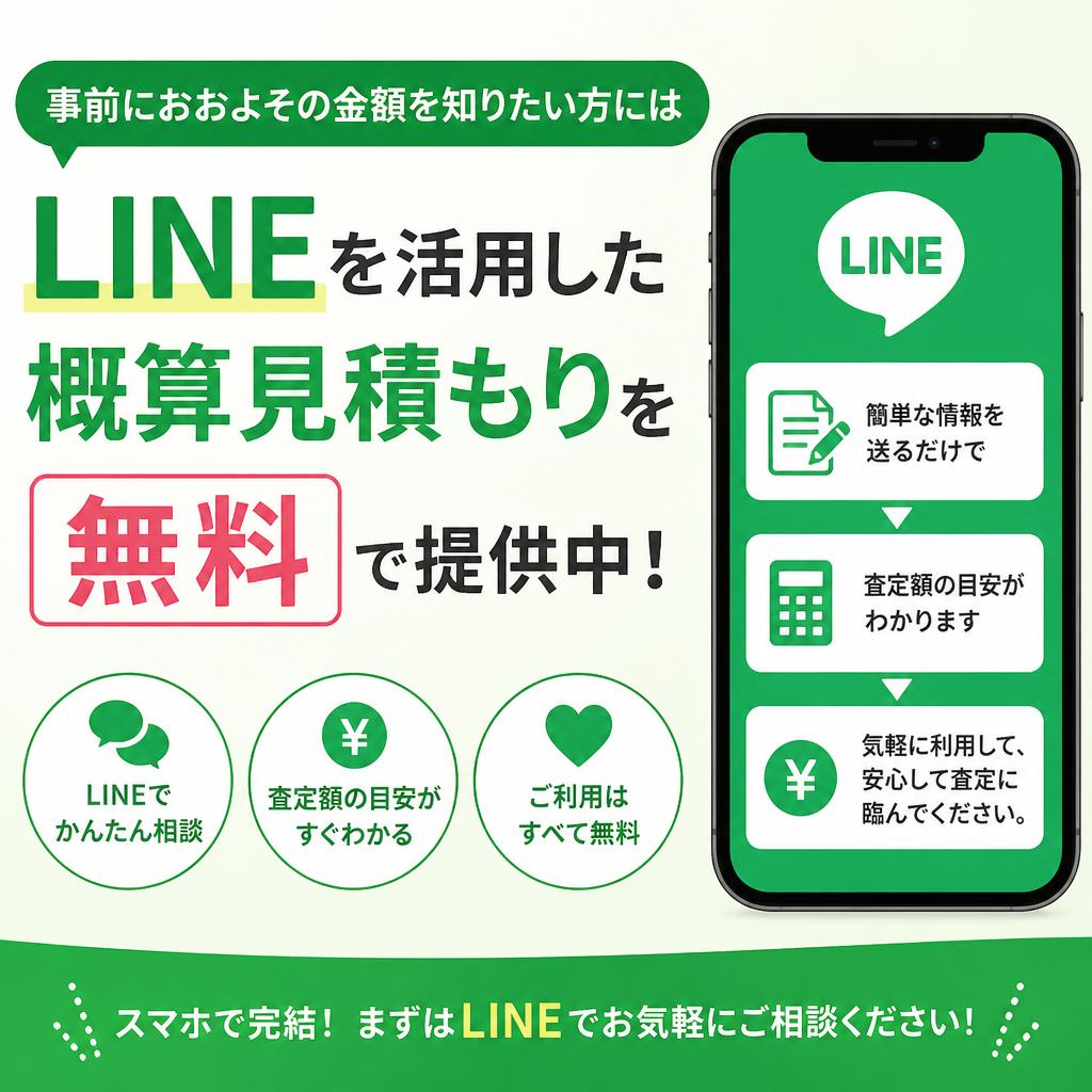 LINEを使った概算見積もりのご利用