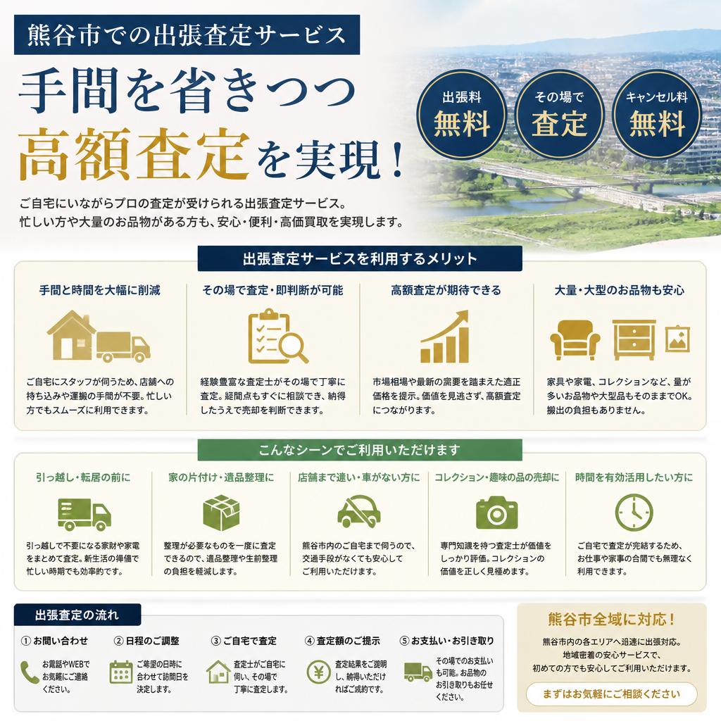 出張査定サービスの利点