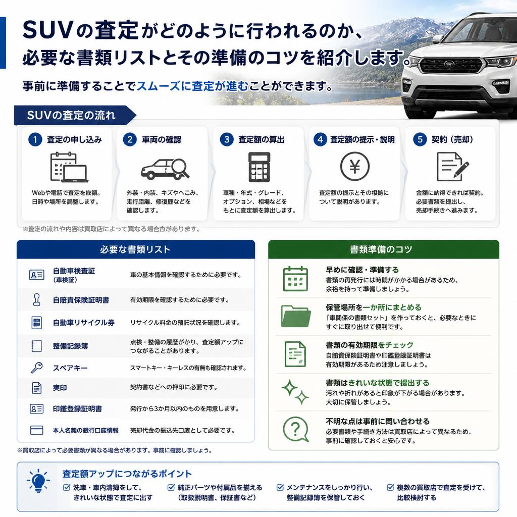 3. 査定の流れと必要書類