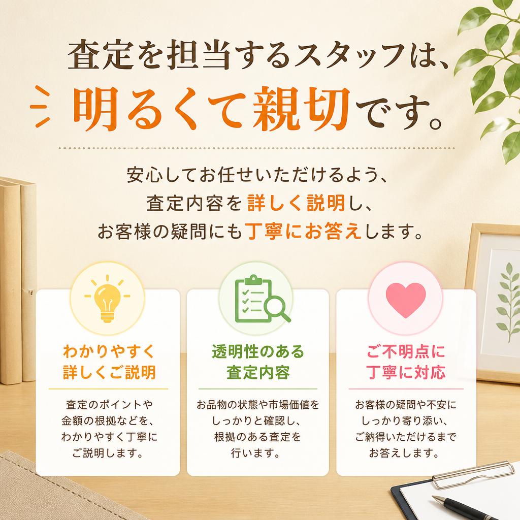 3. フレンドリーなスタッフが対応
