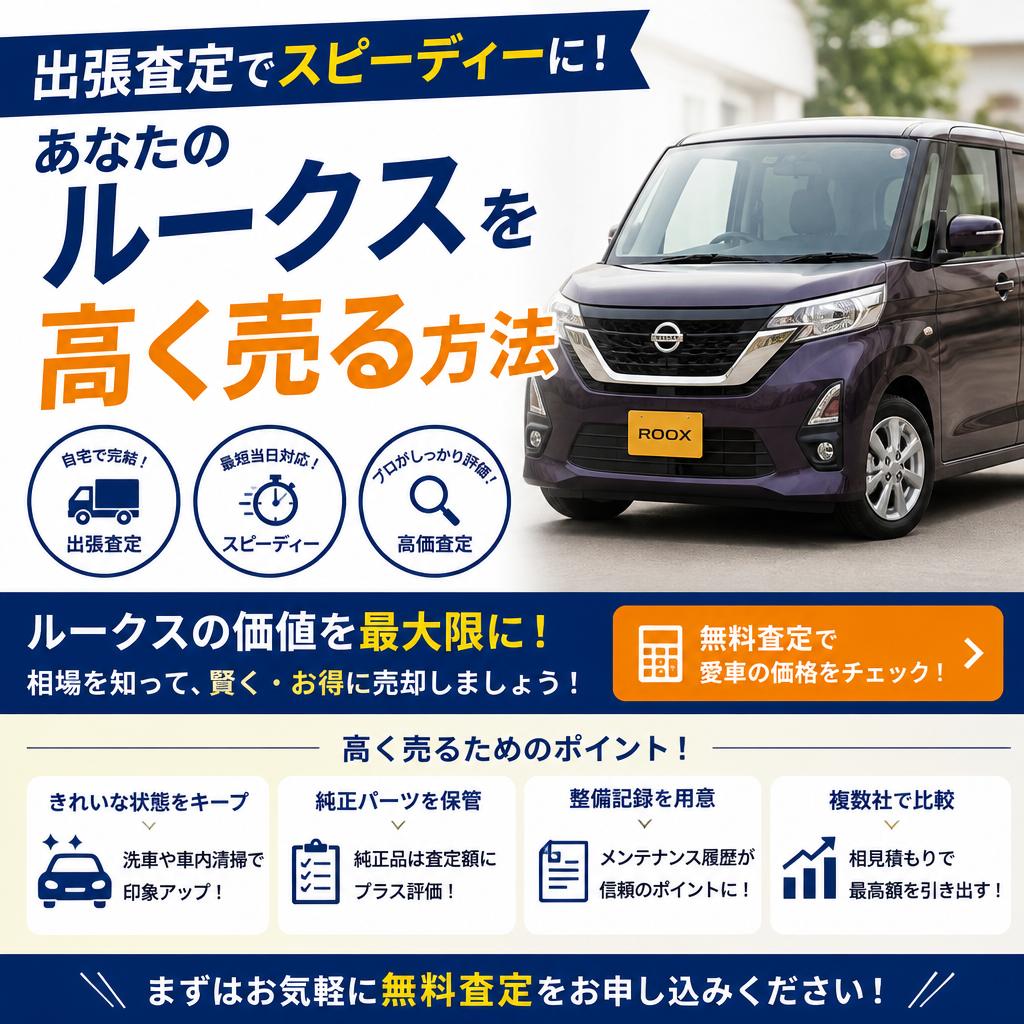 出張査定でスピーディーに！あなたのルークスを高く売る方法
