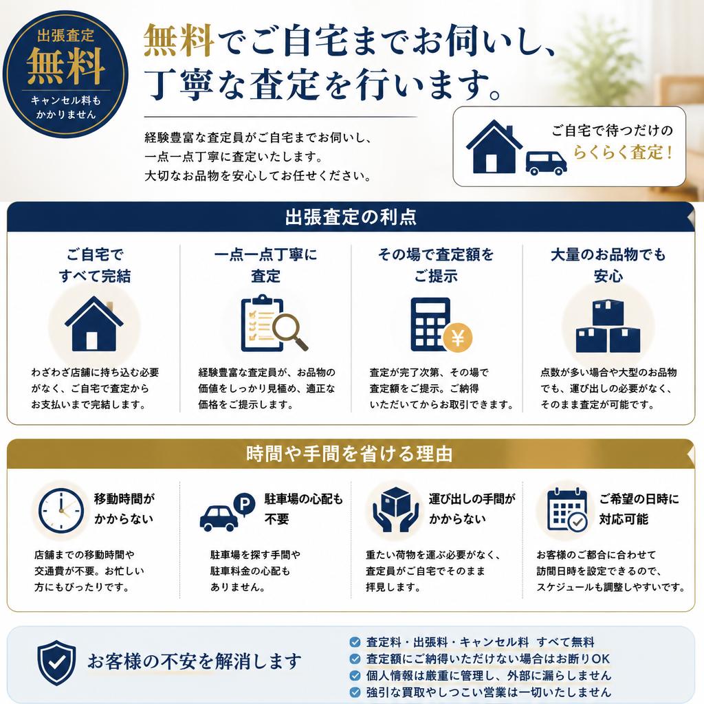 出張査定のメリット
