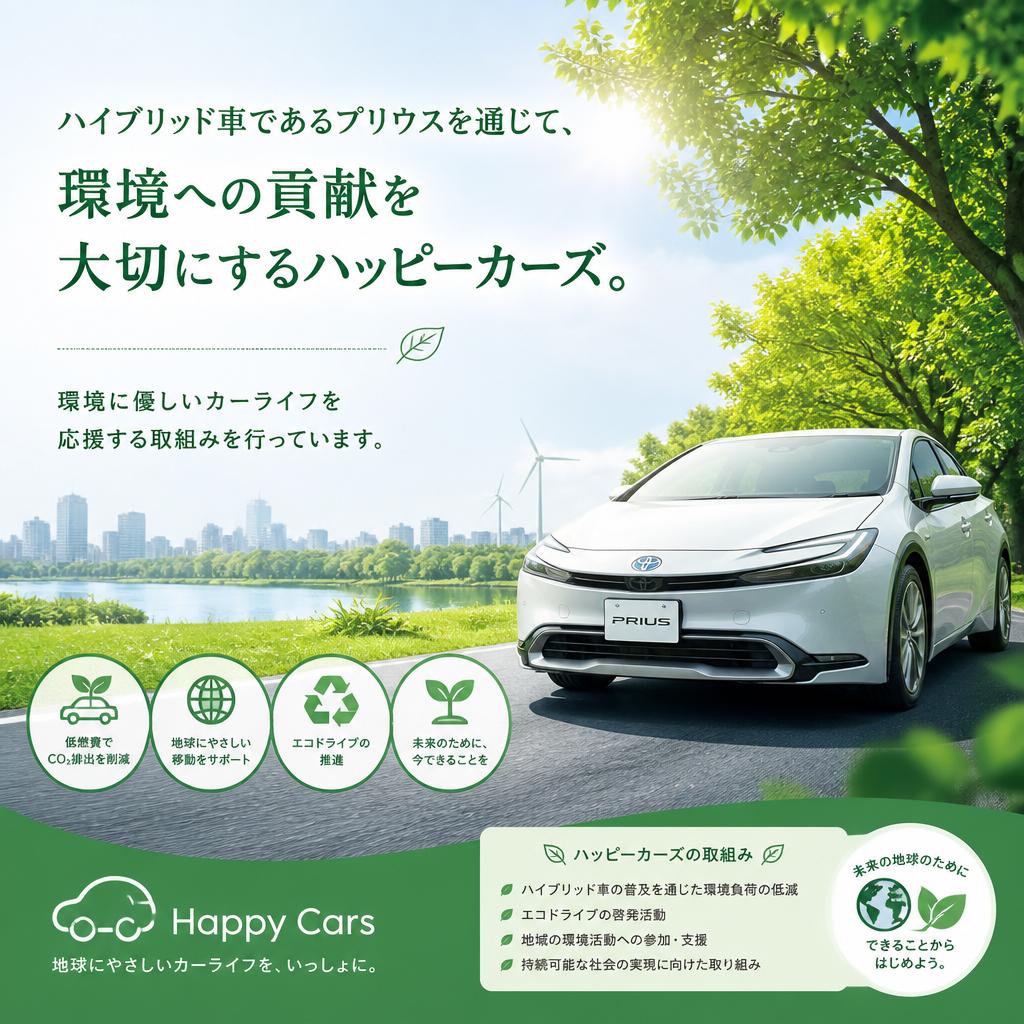 環境貢献を意識したサービス提供
