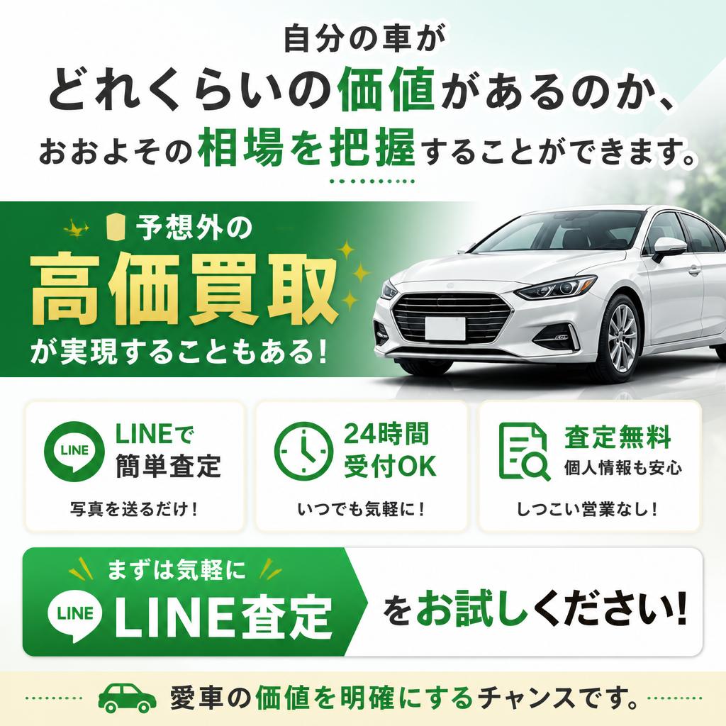 愛車の相場を即把握！