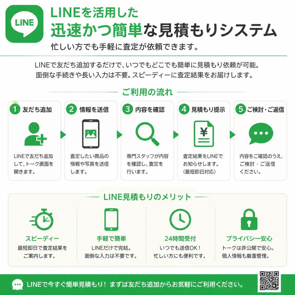 LINEで簡単見積もり