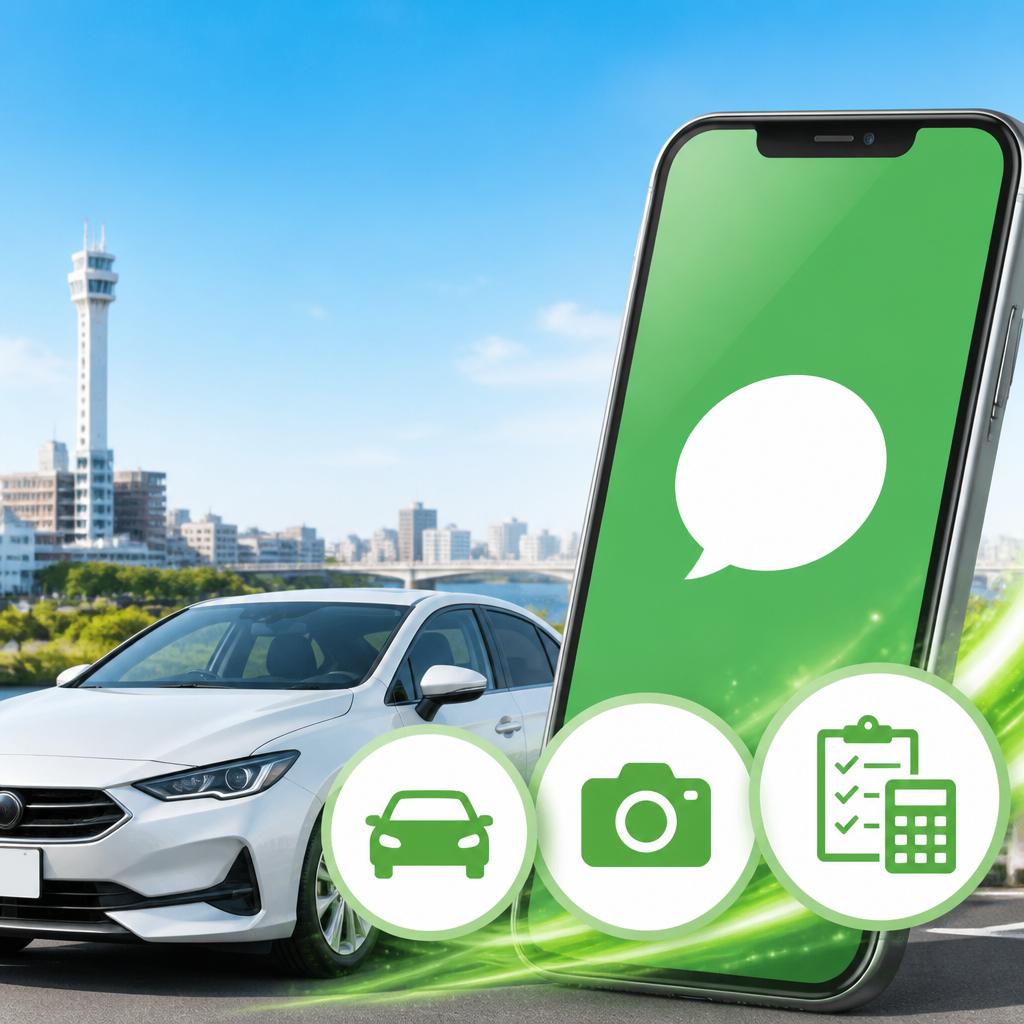 熊谷市で簡単！LINEでできる車両評価と見積もり