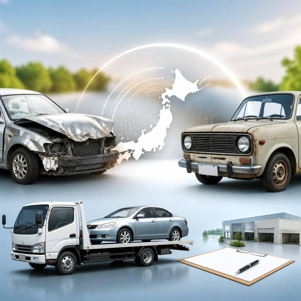 事故車や古い車も買取可能